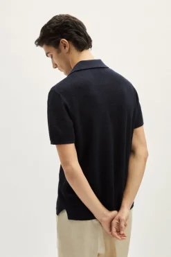 Polo Crochet in Lino Cotone