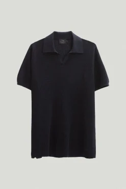Polo Crochet in Lino Cotone