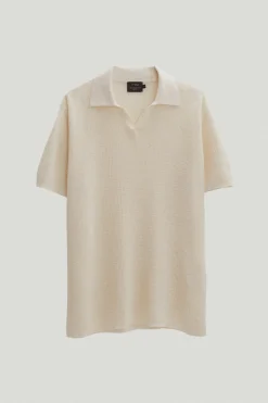 Polo Crochet in Lino Cotone