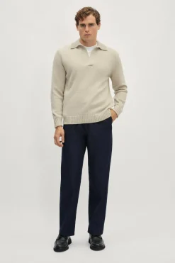 Polo in Lana Cardata