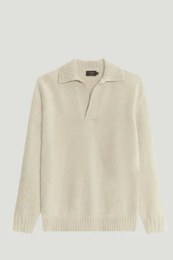 Polo in Lana Cardata