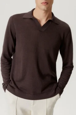 Polo in Lino Cotone a Manica Lunga – Versione Imperfect