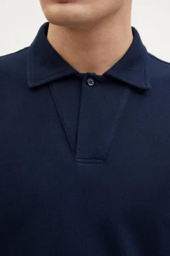 Polo Piquè a Manica Lunga in Cotone Organico