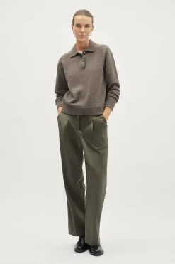 Polo Vintage in Lana Cardata