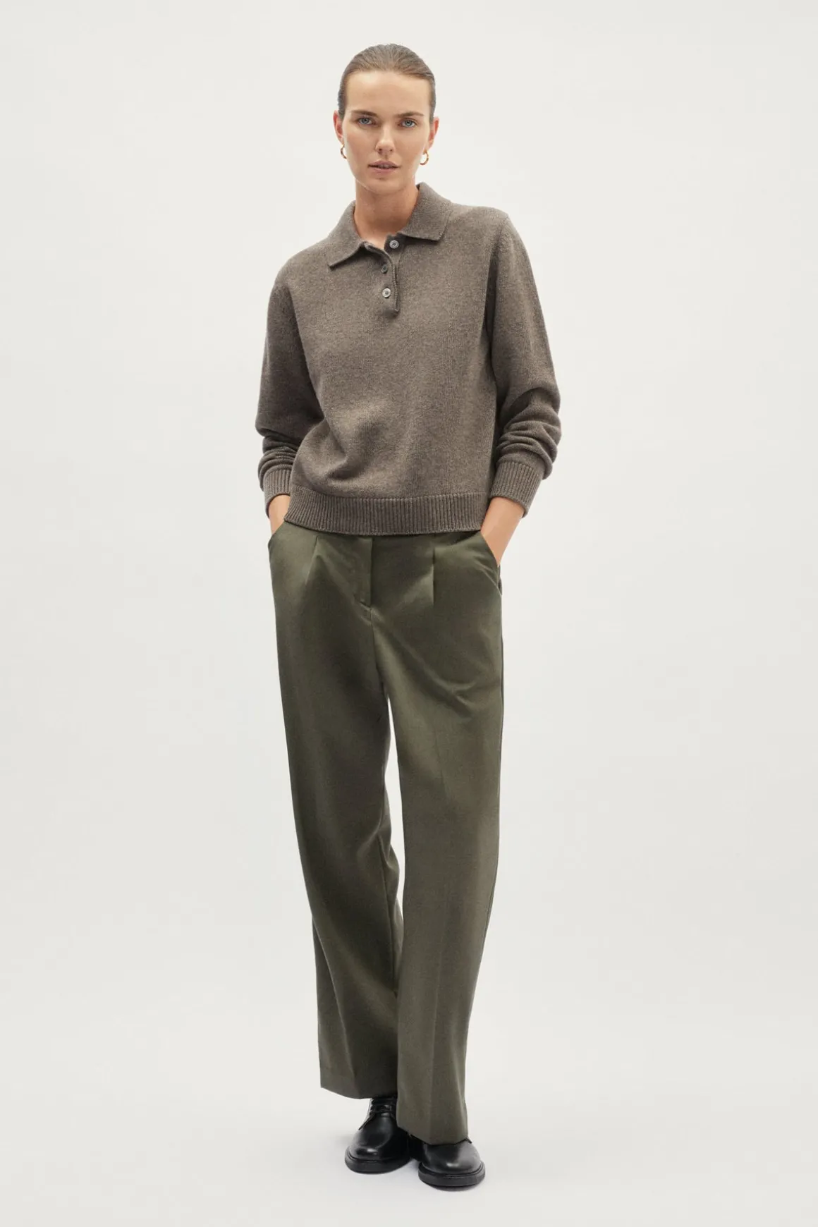 Polo Vintage in Lana Cardata