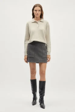 Polo Vintage in Lana Cardata