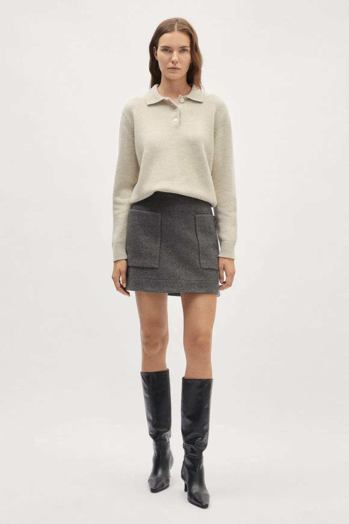 Polo Vintage in Lana Cardata