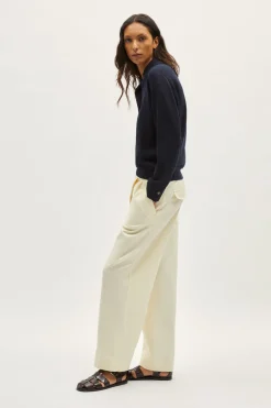 Polo Vintage Manica Lunga in Lino Cotone