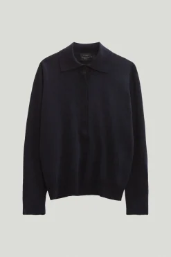 Polo Vintage Manica Lunga in Lino Cotone