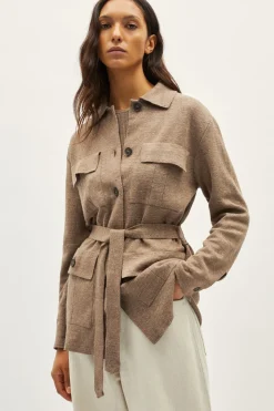 Sahariana in Lino Cotone