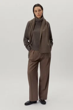 Sciarpa in cashmere rigenerato