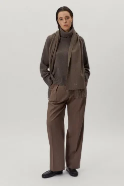 Sciarpa in cashmere rigenerato