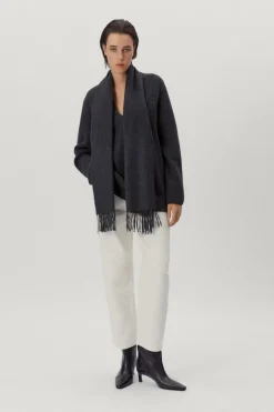 Sciarpa in cashmere rigenerato