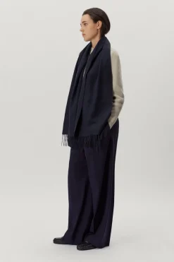 Sciarpa in cashmere rigenerato