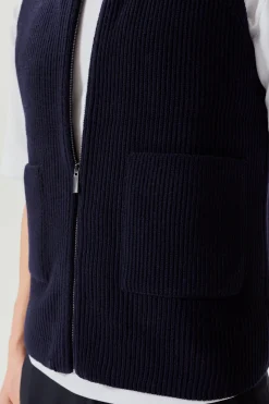 Smanicato in Lana Merino con Zip