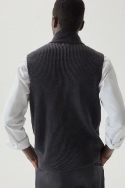 Smanicato in Lana Merino con Zip