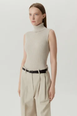 Top Dolcevita in Lana Merino