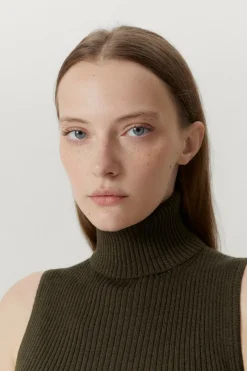 Top Dolcevita in Lana Merino