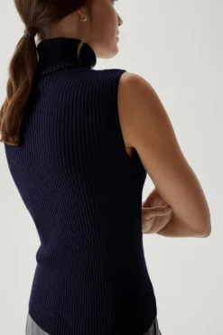 Top Dolcevita in Lana Merino