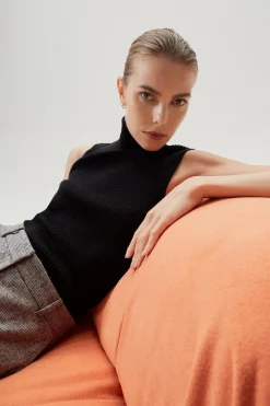 Top Dolcevita in Lana Merino