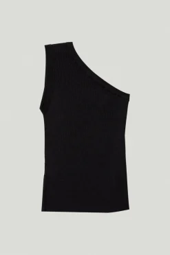 Top Monospalla in Lino e Cotone