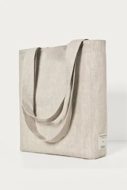 Tote Bag in Twill di Lino