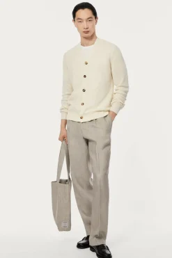 Tote Bag in Twill di Lino