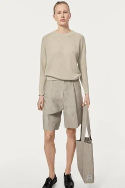 Tote Bag in Twill di Lino