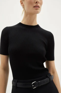 T-Shirt a Coste in Cotone Organico