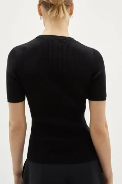 T-Shirt a Coste in Cotone Organico