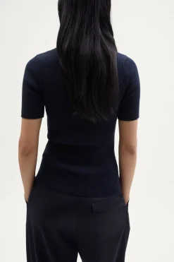 T-Shirt a Coste in Cotone Organico