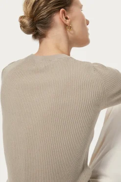 T-Shirt a Coste in Cotone Organico