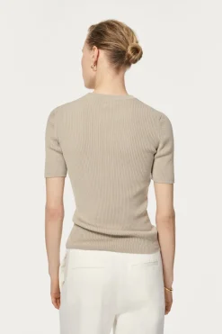 T-Shirt a Coste in Cotone Organico