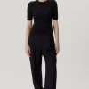 T-shirt a coste in Lana Ultrasoft