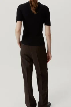 T-shirt a coste in Lana Ultrasoft – Versione Imperfect