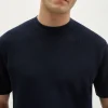 T-Shirt a Costine in Cotone Organico