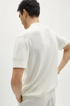 T-Shirt a Costine in Cotone Organico