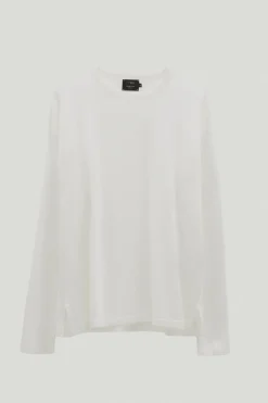 T-shirt a Manica Lunga in Cotone Organico
