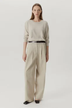 T-shirt Boxy in Lana Merino
