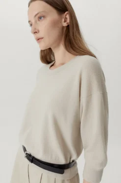 T-shirt Boxy in Lana Merino