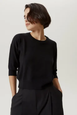 T-shirt Boxy in Lana Merino