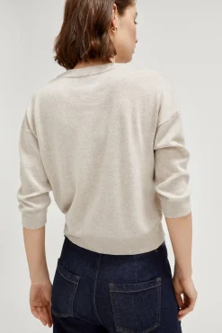 T-shirt Boxy in Lana Merino