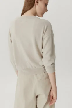 T-shirt Boxy in Lana Merino