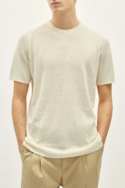 T-Shirt Crochet in Lino Cotone – Versione Imperfect