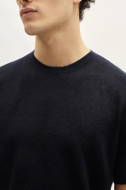 T-Shirt Crochet in Lino Cotone – Versione Imperfect