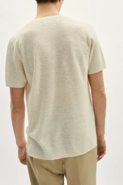 T-Shirt Crochet in Lino Cotone – Versione Imperfect