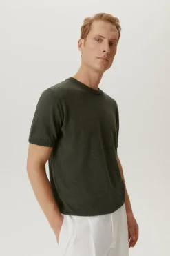 T-Shirt in Lino Cotone