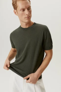 T-Shirt in Lino Cotone