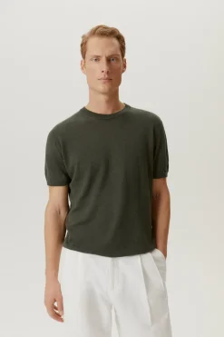 T-Shirt in Lino Cotone
