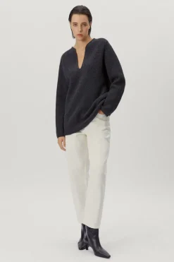 V-neck Over in Lana Cardata